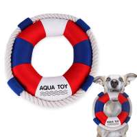 New Style Pet Vocal Toy Bite Resistant Cotton Rope Large Dog Ring Chew Toy For Pet 2020