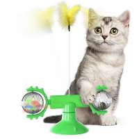 Amazon New Arrival Turn Cat Carousel And Stick Cat Toys